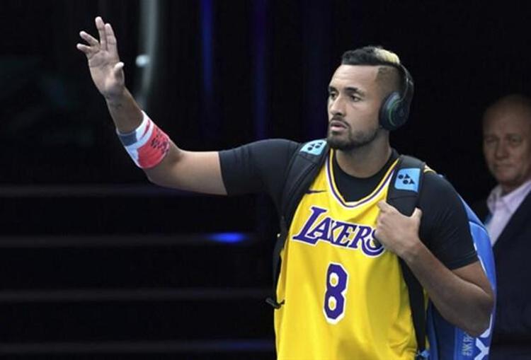 Nick Kyrgios, Nadal karşısına Kobe Bryant formasıyla çıktı