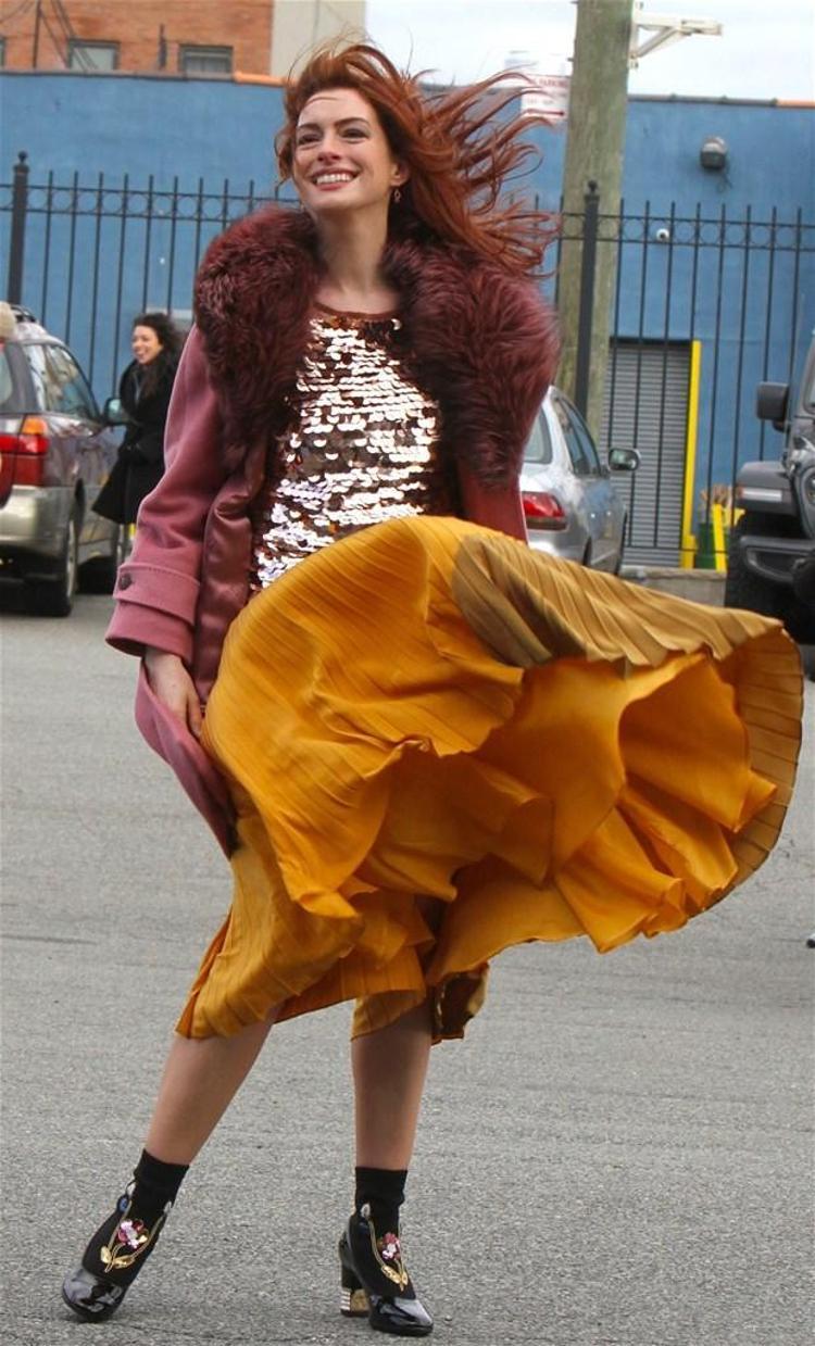 Anne Hathaway`dan `Marilyn Monroe` dansı