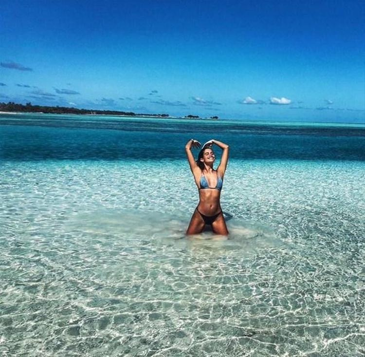 Sara Sampaio formunu spora borçlu