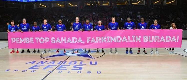 Anadolu Efes - Real Madrid maçı Pembe Topla başladı