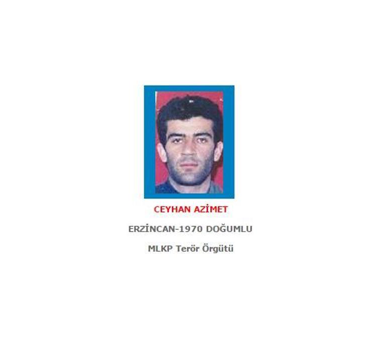 İçişleri Bakanlığının arananlar listesi