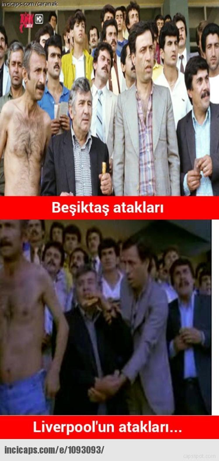 Beşiktaş - Liverpool maçı capsleri