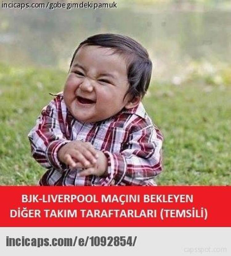 Beşiktaş - Liverpool maçı capsleri