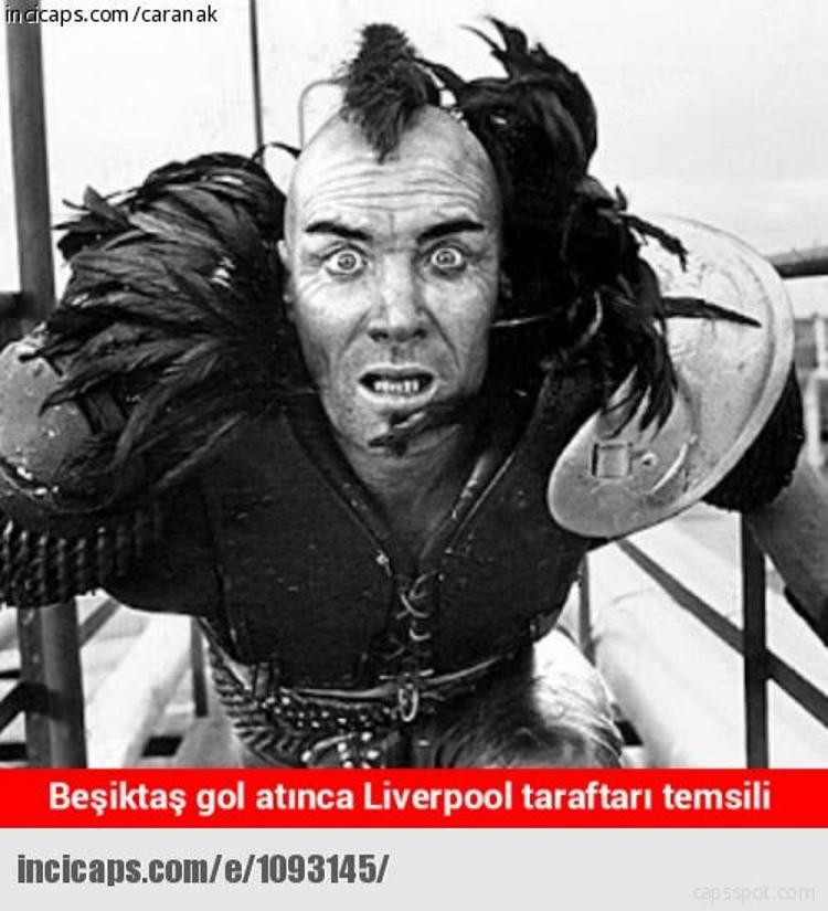Beşiktaş - Liverpool maçı capsleri