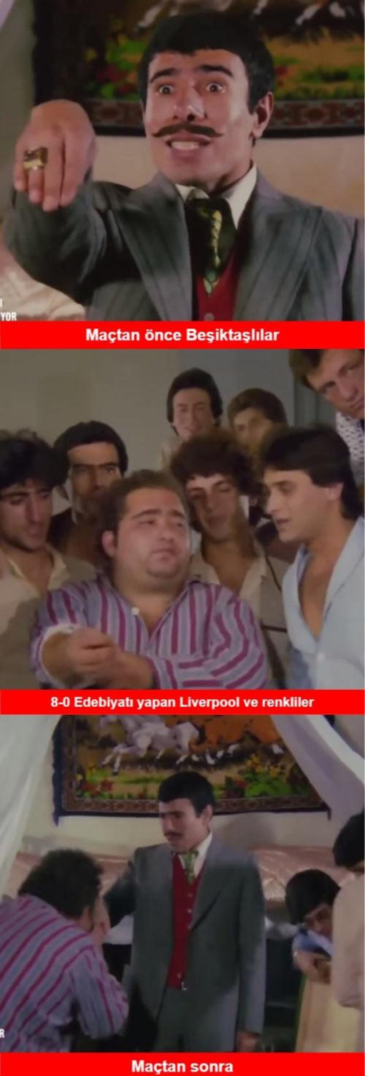 Beşiktaş - Liverpool maçı capsleri