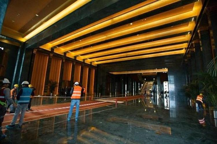 Beştepedeki yeni Cumhurbaşkanlığı yerleşkesi ilk kez görüntülendi