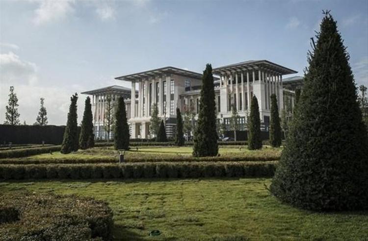 Beştepedeki yeni Cumhurbaşkanlığı yerleşkesi ilk kez görüntülendi