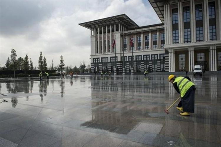 Beştepedeki yeni Cumhurbaşkanlığı yerleşkesi ilk kez görüntülendi