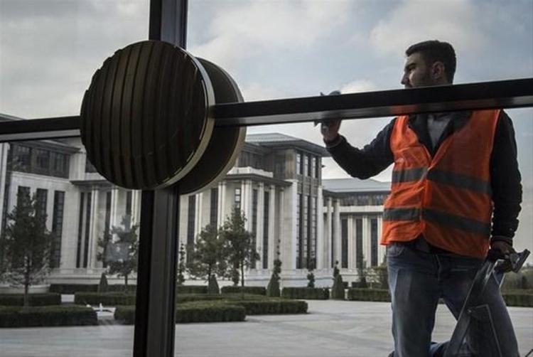 Beştepedeki yeni Cumhurbaşkanlığı yerleşkesi ilk kez görüntülendi