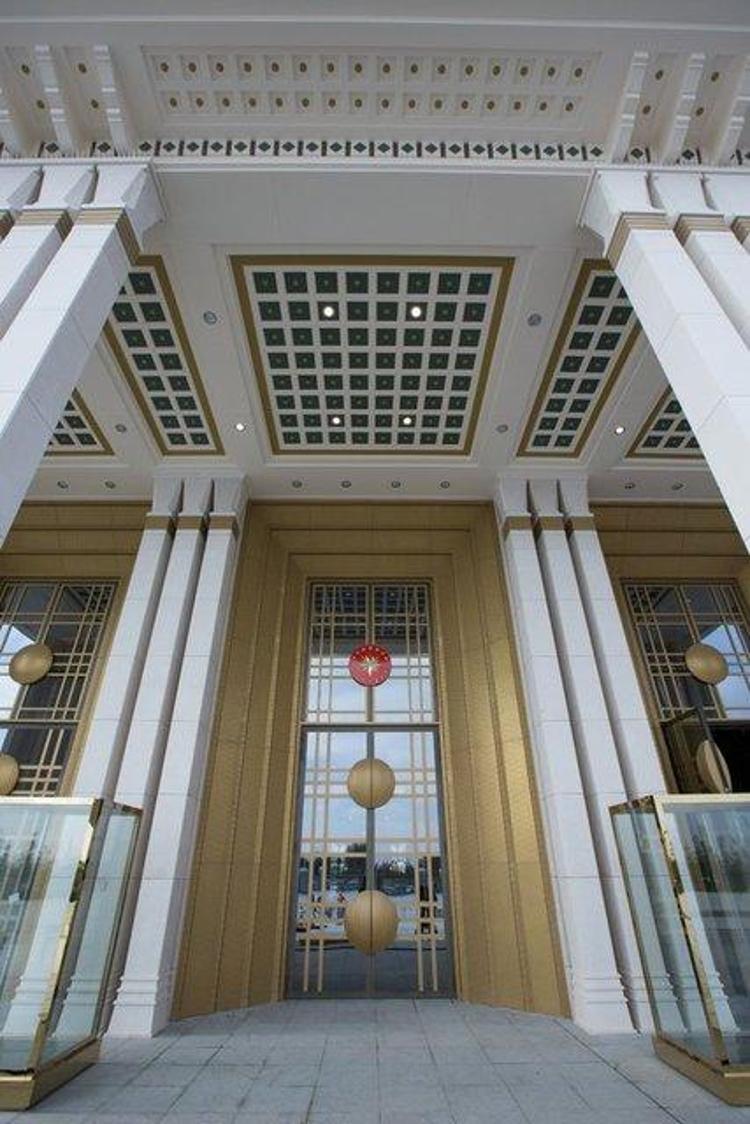 Beştepedeki yeni Cumhurbaşkanlığı yerleşkesi ilk kez görüntülendi