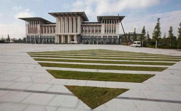 Beştepedeki yeni Cumhurbaşkanlığı yerleşkesi ilk kez görüntülendi