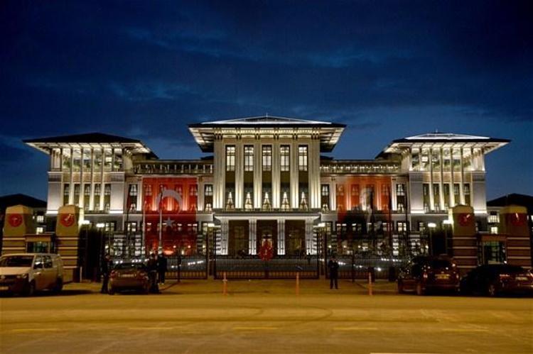 Beştepedeki yeni Cumhurbaşkanlığı yerleşkesi ilk kez görüntülendi