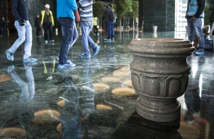 Beştepedeki yeni Cumhurbaşkanlığı yerleşkesi ilk kez görüntülendi