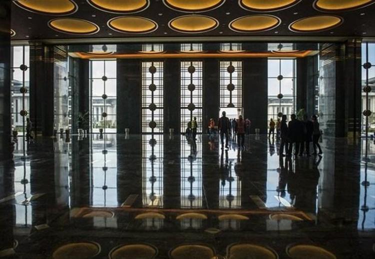 Beştepedeki yeni Cumhurbaşkanlığı yerleşkesi ilk kez görüntülendi