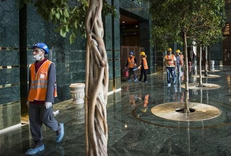 Beştepedeki yeni Cumhurbaşkanlığı yerleşkesi ilk kez görüntülendi