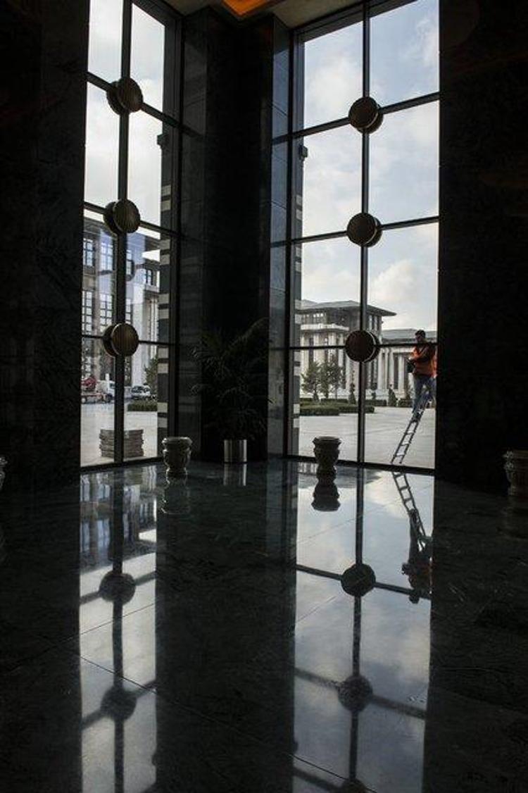 Beştepedeki yeni Cumhurbaşkanlığı yerleşkesi ilk kez görüntülendi