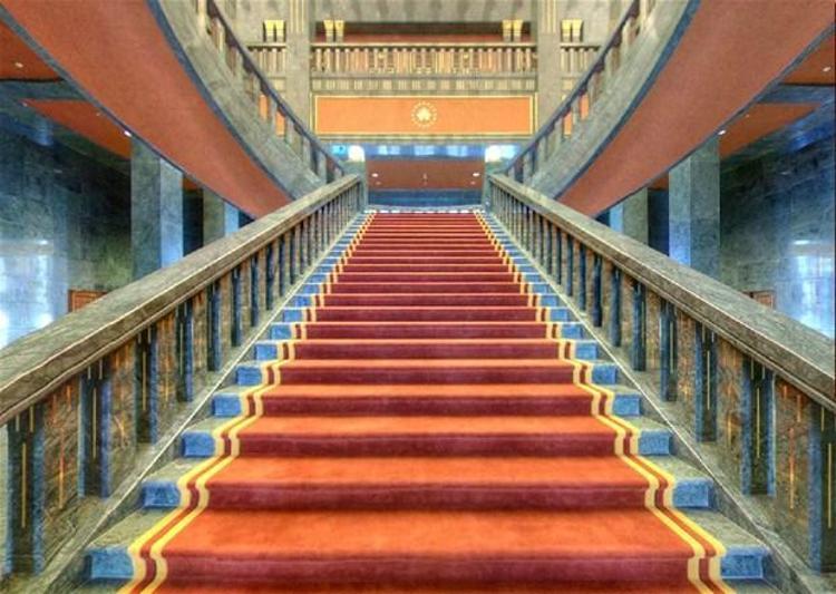 Beştepedeki yeni Cumhurbaşkanlığı yerleşkesi ilk kez görüntülendi