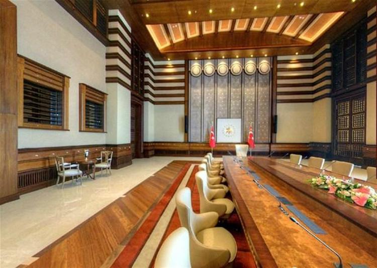 Beştepedeki yeni Cumhurbaşkanlığı yerleşkesi ilk kez görüntülendi