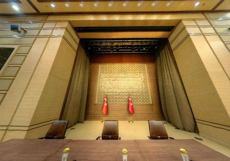 Beştepedeki yeni Cumhurbaşkanlığı yerleşkesi ilk kez görüntülendi