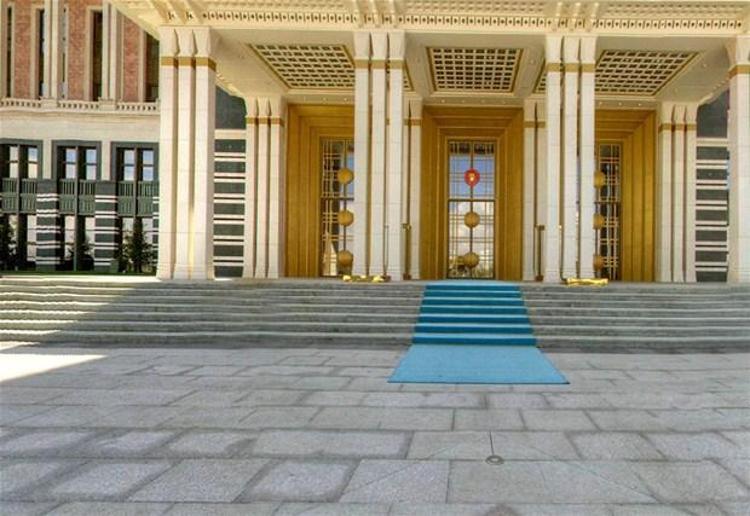 Beştepedeki yeni Cumhurbaşkanlığı yerleşkesi ilk kez görüntülendi