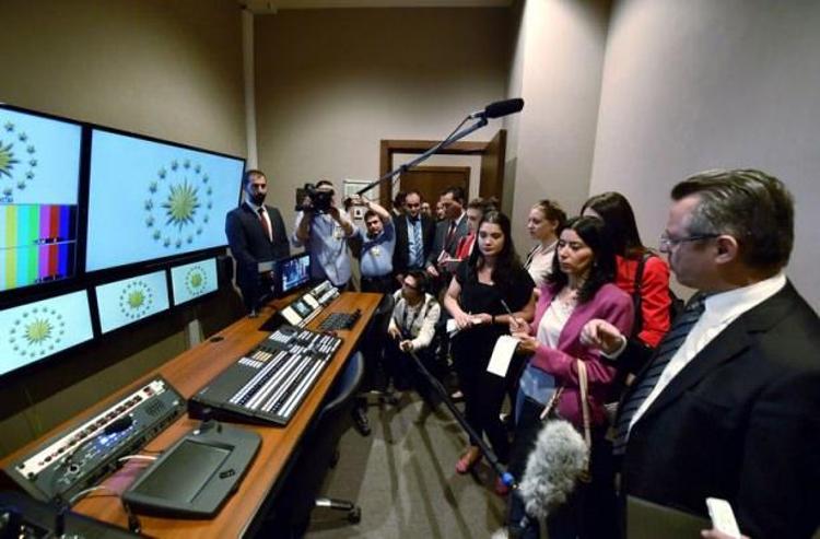 Beştepedeki yeni Cumhurbaşkanlığı yerleşkesi ilk kez görüntülendi