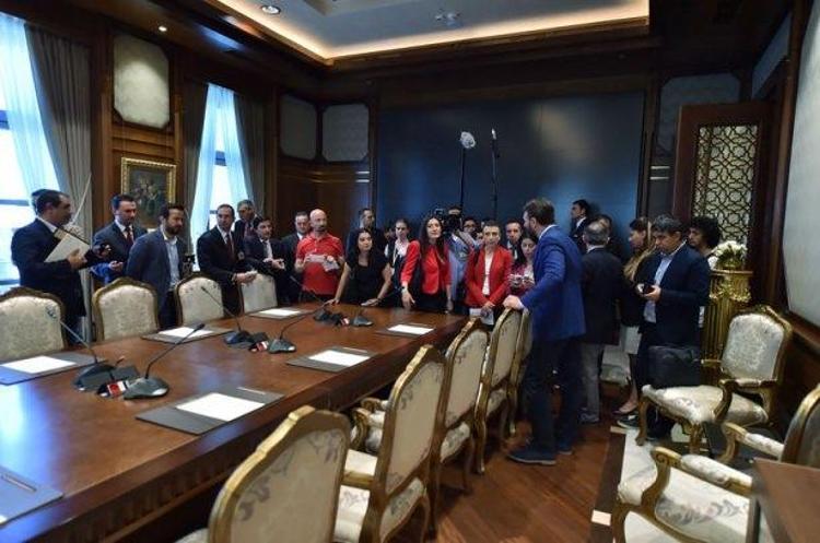 Beştepedeki yeni Cumhurbaşkanlığı yerleşkesi ilk kez görüntülendi
