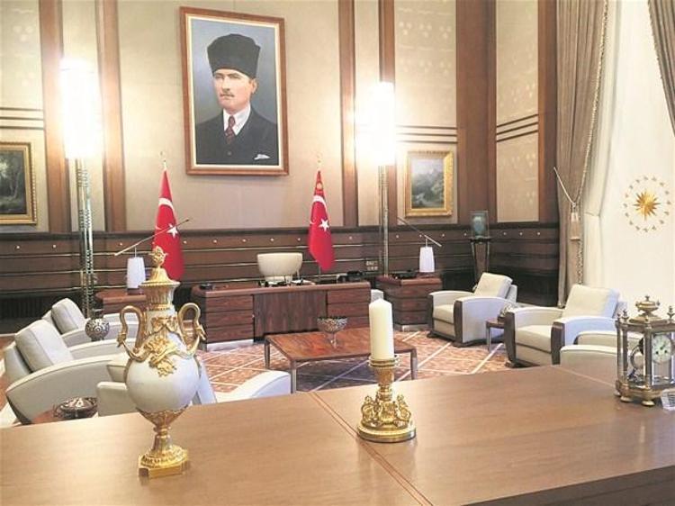 Beştepedeki yeni Cumhurbaşkanlığı yerleşkesi ilk kez görüntülendi
