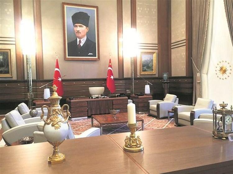 Beştepedeki yeni Cumhurbaşkanlığı yerleşkesi ilk kez görüntülendi