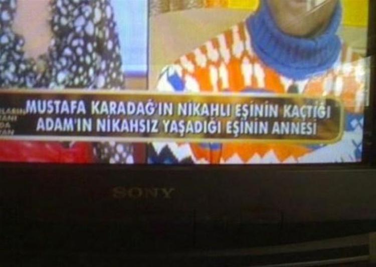 Televizyonda yaşanmış komik olaylar