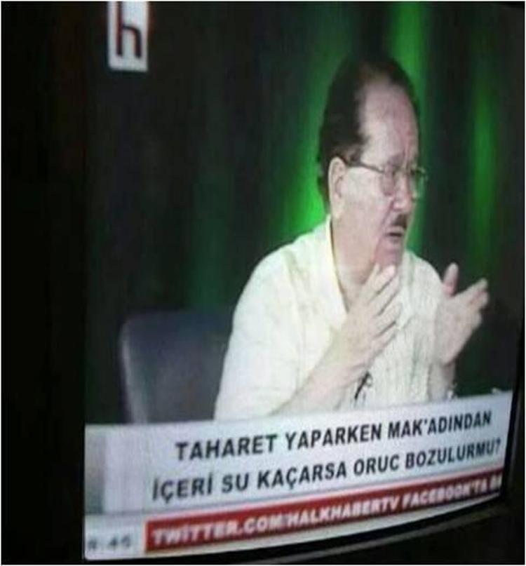 Televizyonda yaşanmış komik olaylar