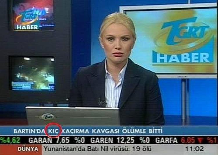 Televizyonda yaşanmış komik olaylar