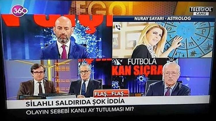 Televizyonda yaşanmış komik olaylar
