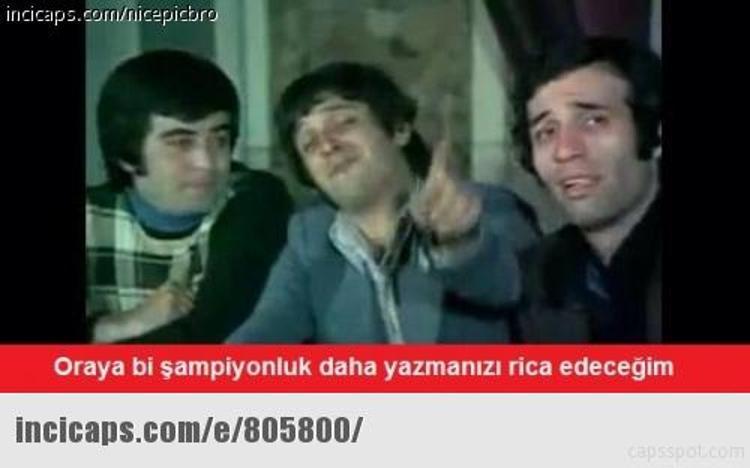 Fener şampiyon oldu, caps´ler çıldırdı