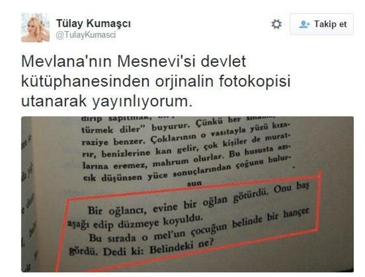 Adnan Oktarın kediciği Tülay Kumaşçı