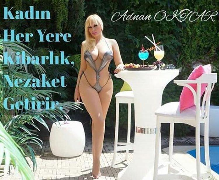 Adnan Oktarın kediciği Tülay Kumaşçı