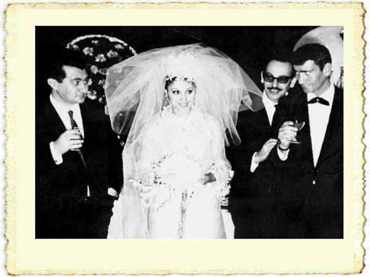 Nebahat Çehre ile Yılmaz Güneyin evlilik resmi