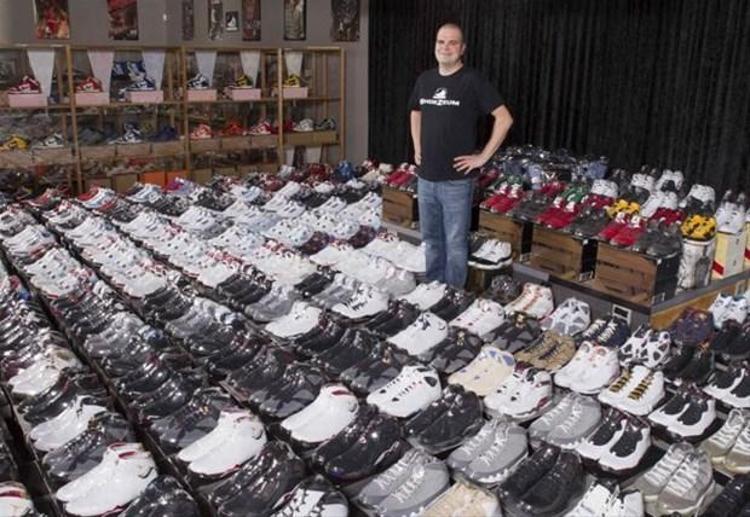 Jordan Michael´in ayakkabı koleksyonu. 2500´ten fazla çift biriktirmiş...