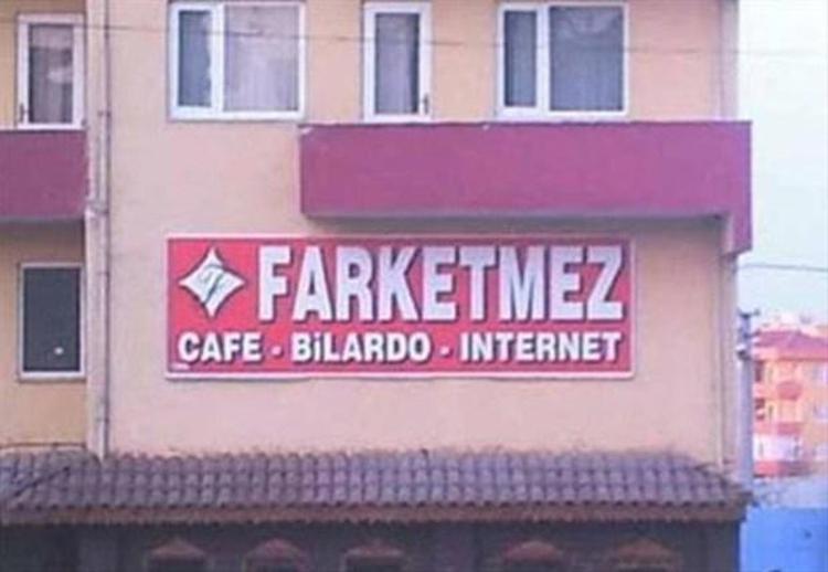 İlginç tabelalar ve ilanlar
