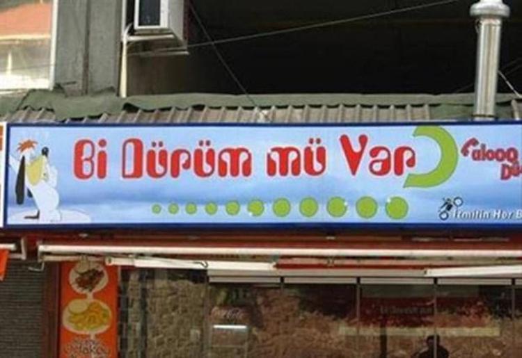 İlginç tabelalar ve ilanlar