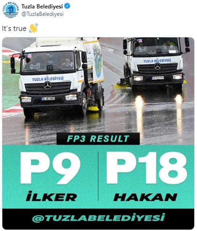 Formula 1de son şampiyon Mercedes paylaştı Tuzla Belediyesinden cevap geldi: Lewis Hamilton ve Valteri Bottas...
