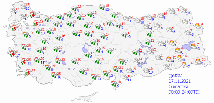 Kar yağışı başlıyor Sarı ve turuncu kodlu uyarı yapıldı Sıcaklıklar düşüyor, MGMden kritik açıklama...