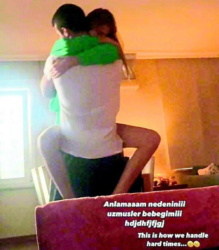 SEVGİLİSİNİ TESELLİ ETTİ
