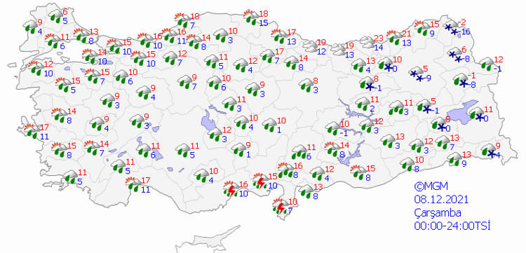 YARIN KAR YAĞIŞI GELİYOR