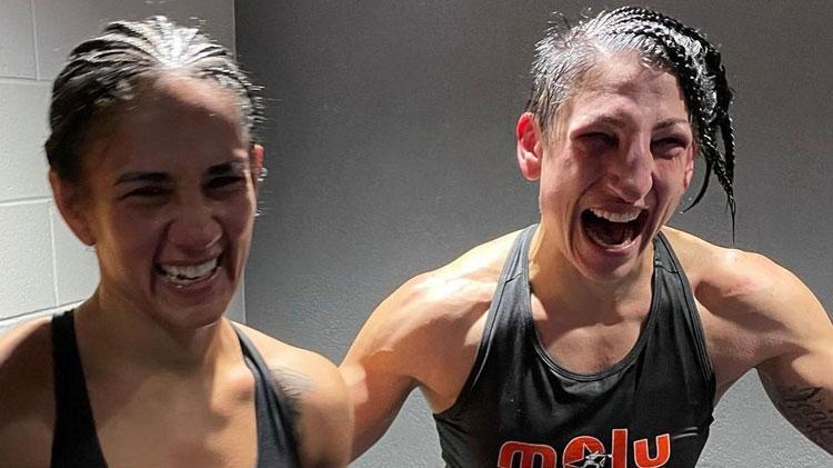 Dünya şampiyonu Amanda Serrano Miriam Gutierrezi tanınmaz hale getirdi 237 yumruk sonrası...