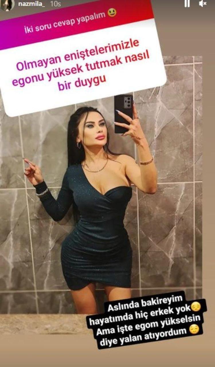 Naz Miladan şaşırtan itiraf Hayatımda hiç erkek yok