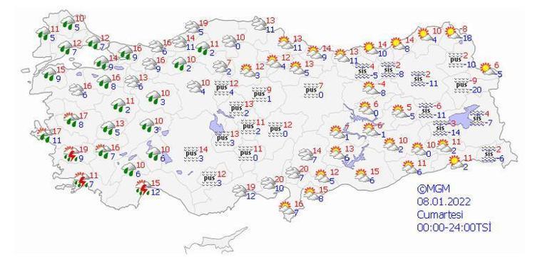 Kar geliyor Meteoroloji son dakika ile duyurdu Kuvvetli olacak, pazar günü başlıyor, çok sayıda ilde...