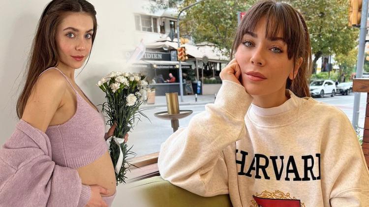 Fulya Zenginerin annelik heyecanı büyüyor Karnı burnunda pozlar