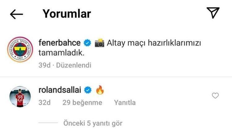 Yıldız futbolcu sosyal medyada paylaştı Ali Koçun yeni transfer bombası ortaya çıktı Kanat forvet geliyor