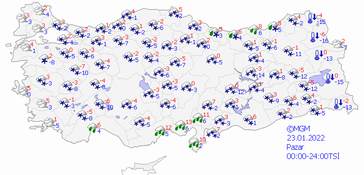 Son dakika kar yağışı açıklaması 51 il için alarm verildi, Meteoroloji ve AFADdan flaş uyarı Cumartesi ve pazar günü...