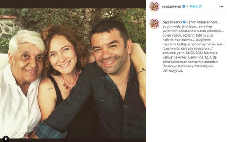 Oyuncu Bülent Şakrakın acı günü Annesi Meral Şakrak son yolculuğuna uğurlandı...